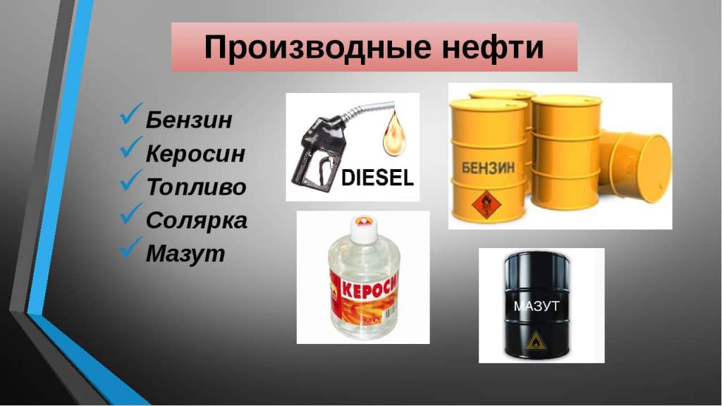 Топливо из нефти и его применение